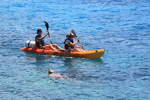 Kayak dans la réserve Cousteau - photo 2